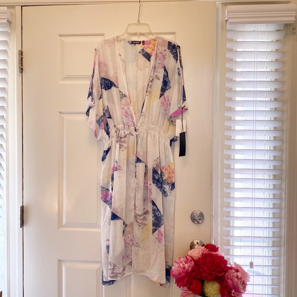 NWT NORDSTROMS | Tilden Dress Swimsuit Cover Up sheer women sz Medium